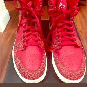 Men’s red Jordans sneakers size 13